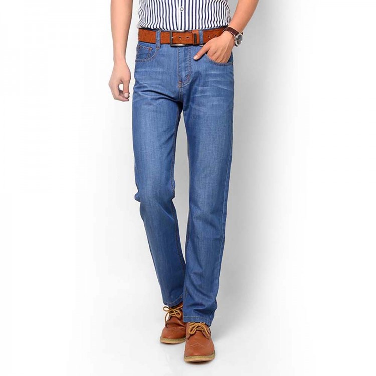 Men's Jeans High Rise Straight Jeans